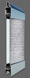 Aluminiumsektion Sektionaltor, Standard strukturiert